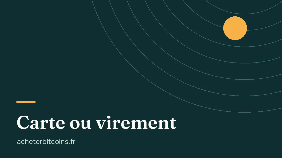Acheter du bitcoin par carte ou par virement: les frais